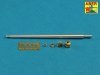 Aber 48L-35 German 88mm Pak 43/2 L/71 barrel for Sd.Kfz.184 Elefant 1/48